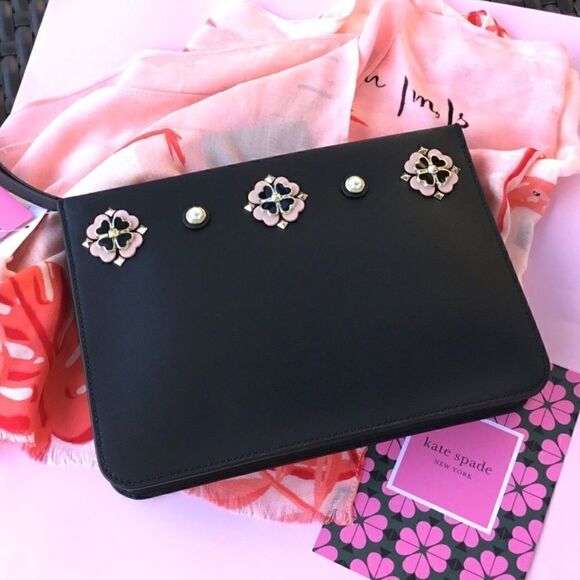 NEW KATE SPADE CROSSBODY WRISTLET CLUTCH HANDBAG - Picture 11 of 16